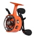 thumbnail image 4 of Ice Fishing Reel 3.2: 1 Ratio de engranaje Reemplazo de reemplazo de herramienta ultraligera Equipo de pesca 3+1 Rodamientos de metal para río de agua Mano derecha naranja, 4 of 5