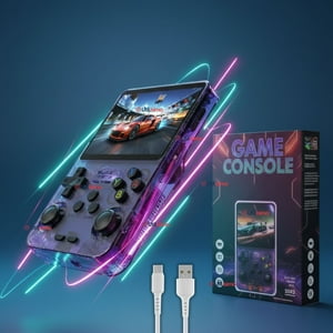 Utilisimo - Pantalla Ips Retro Gaming Portátil R36S 64Gb Consola Recargable Usb