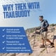 thumbnail image 2 of Collapsible Walking Stick, Adjustable Folding Trekking Pole With Comfortable T Handles For Men Women Elderly, Suitable For Outdoor Camping Hiking Climbing, 2 of 4