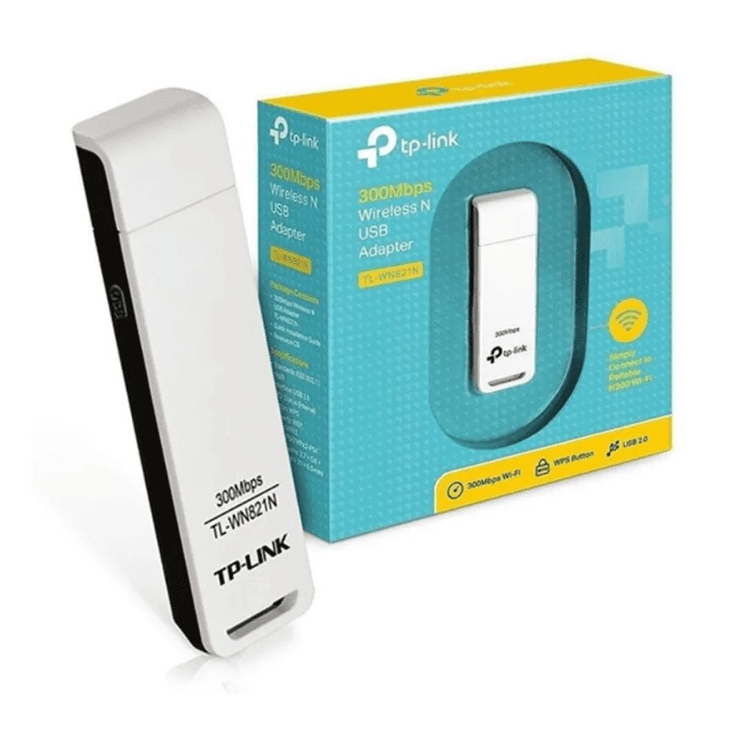 Adaptador Inalambrico Tp-link 300mbps Usb Ti-wn821n Blanco