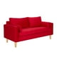 thumbnail image 2 of Sofa Sky 3C Felpa 05 Rojo, 2 of 5