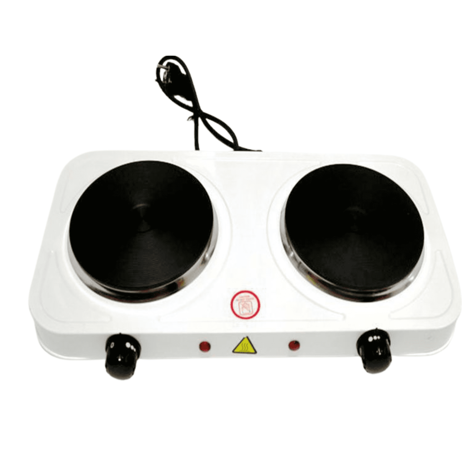 Genérico - Cocinilla Eléctrica 2 Platos 2000w Doble Hot Grill Portatil