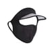 thumbnail image 5 of Mascarilla facial para mujer, sombrero para el sol, protección solar de seda, visera cómoda, sombrero de ala ancha, cubierta facial para ciclismo, esc Negro, 5 of 5