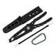 thumbnail image 5 of Alicates de pesca con agarre de pescado, agarrador con cordón, regalos para hombres, hebilla de pescado, controlador de pesca al aire libre, accesorio negro, 5 of 5