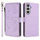 thumbnail image 2 of Funda Cartera Mariposa para [Samsung Galaxy A05s] con Soporte y Cremallera Morado claro, 2 of 6
