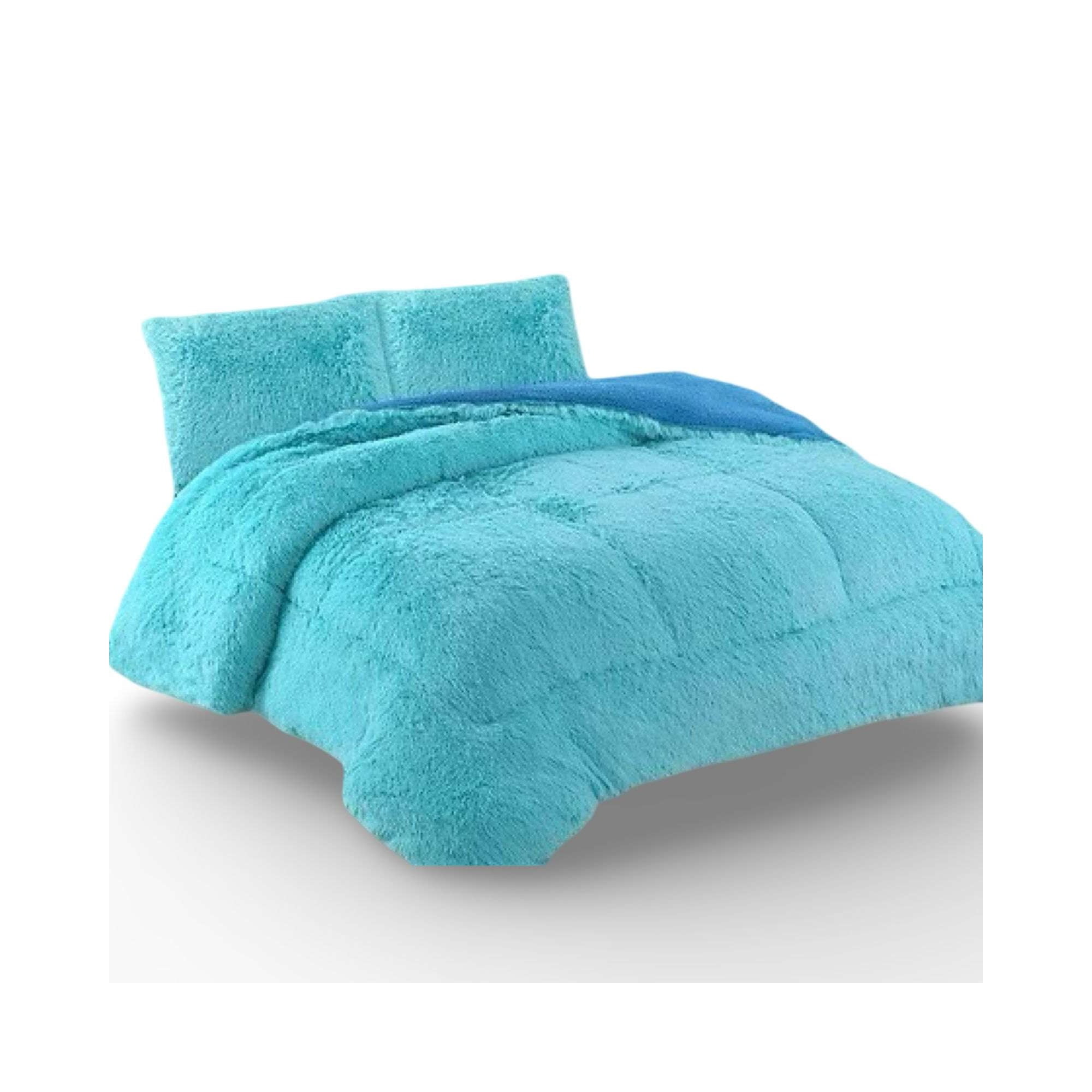 Gran Sol - Plumón Cubrecama Chiporro Peludo Grueso Plaza Y Media Calipso