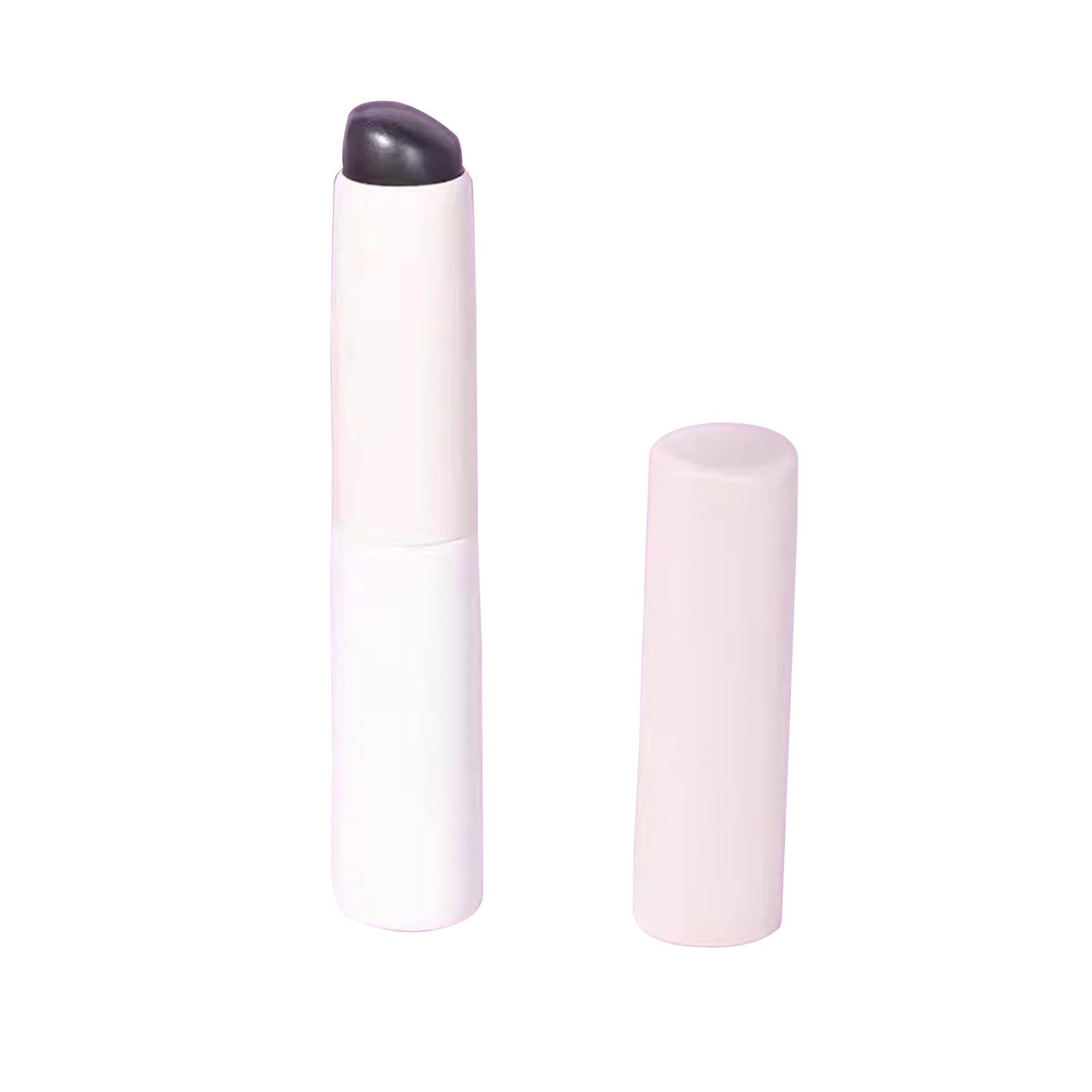 Magideal - Pincel De Labios De Silicona, Pincel Debajo De Los Ojos Con Tubo De Aluminio, Pincel De Labios De Silicona, Pincel De Lápiz Labial Para Bell Blanco