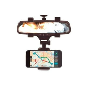 Mundo Accesorios - Soporte De Teléfonos Para Espejos Retrovisores De Autos