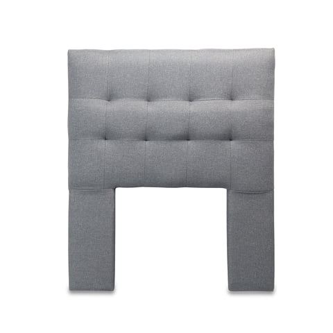 Dgb - Respaldo Cama 1 Plaza Lino Gris Alicante Cp