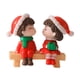 thumbnail image 2 of Figuras De Pareja De Navidad, Figuritas En Miniatura Para Bodas, Cumplea?os, Navidad, Sentado, 2 Uds., 2 of 5
