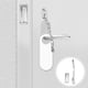 thumbnail image 5 of cerraduras de cadena para puerta de acero inoxidable, protección de cadena de seguridad, pestillo de puerta resistente, 5 of 5
