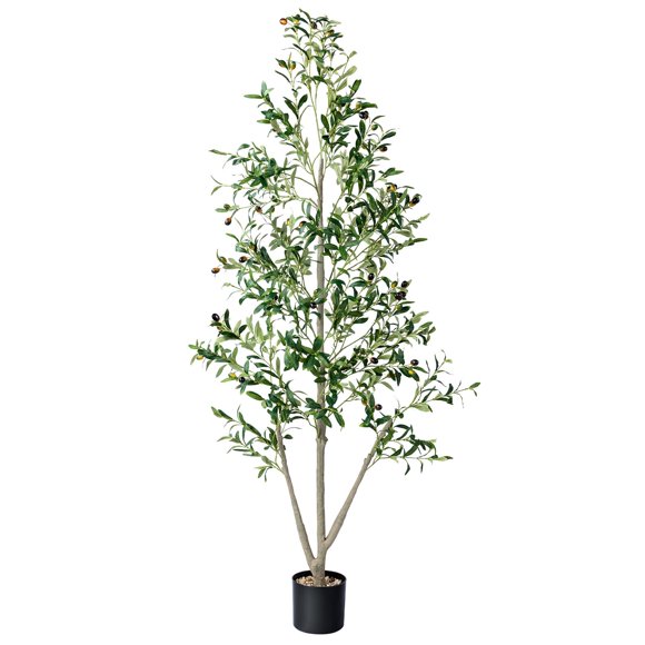 Árbol de Olivo Artificial NOVAROOT 183 cm con Maceta y Luces
