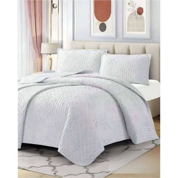 Cobertor Colcha Quilt Tufting De Lujo Suave 2 Plazas