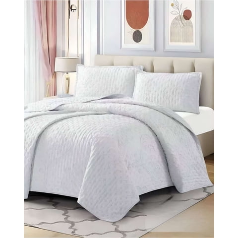Meipulis - Cobertor Colcha Quilt Tufting De Lujo Suave King