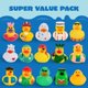 thumbnail image 4 of Rubber Ducks JOYIN 30 unidades con bolsa de transporte de malla para baño infantil, 4 of 8