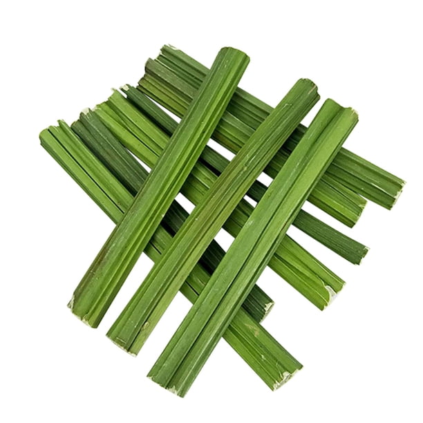 Papaya Stem Juguete para Masticar Conejo Hamster Mordedor Natural Limpieza Interactiva Adecuado para Entrenamiento Mascotas Pequeñas 15cm Uso Interior Jardín