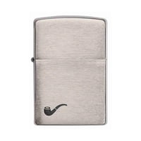 Zippo - Encendedor Brushed Pipe Design Plateado Zp200Pl