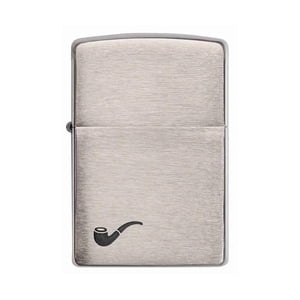 Zippo - Encendedor Brushed Pipe Design Plateado Zp200Pl