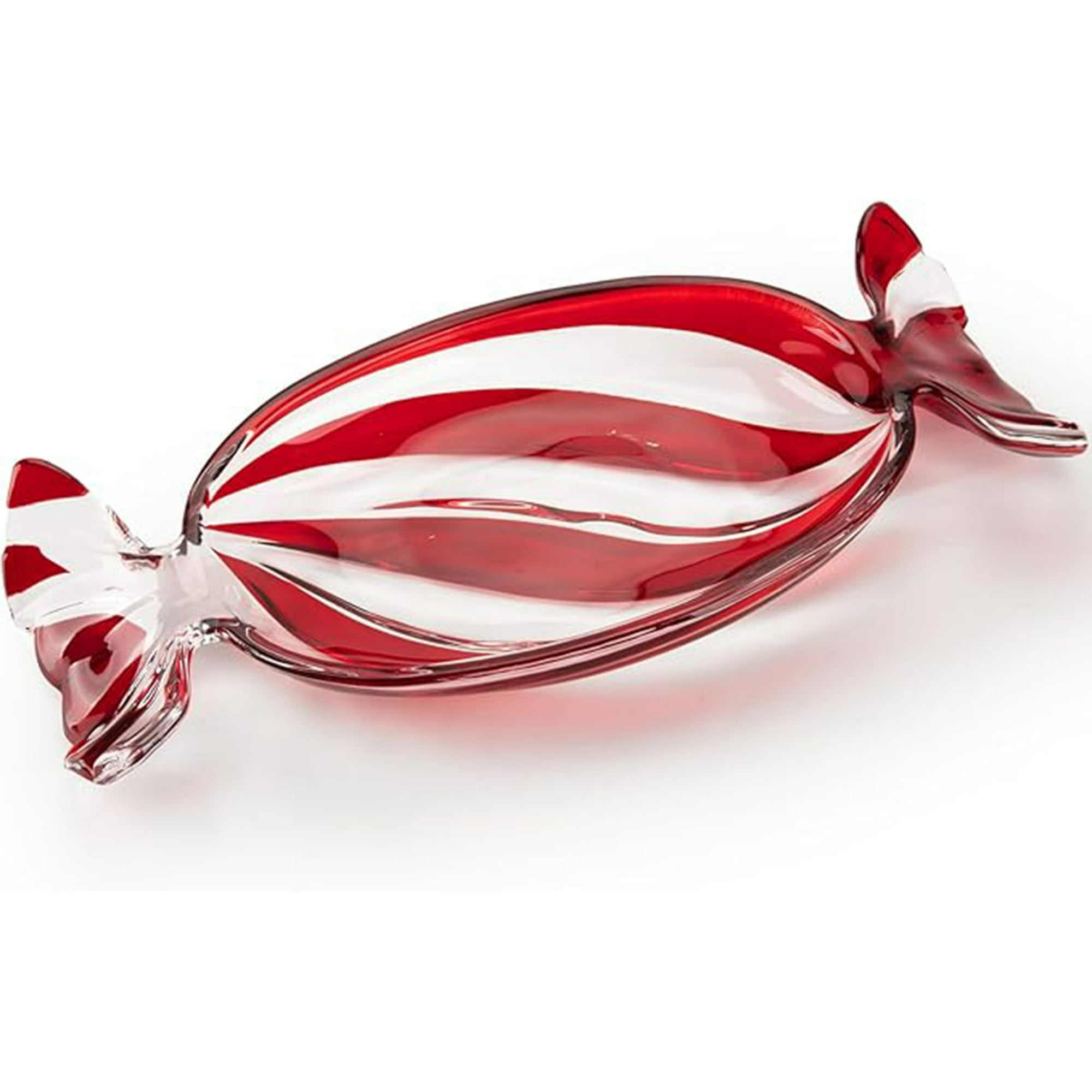 Veat00l - Platos En Forma De Caramelo De Vidrio, Productos De Vidrio De Alta Calidad, Diseño Único, Para Postres, Decoraciones, Cenas, Festivales, Fiestas