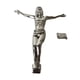 thumbnail image 3 of Jesús Figura Modelo Cristiano Arte Pared Cruz Accesorios Regalo Decoración Del Hogar Plata, 3 of 5