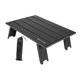thumbnail image 3 of Mesa Auxiliar Para Campamento, Mesa De Playa, Mesa De Picnic Plegable Para Patio, Mesa Plegable Para Acampar, Color Negro, 3 of 5