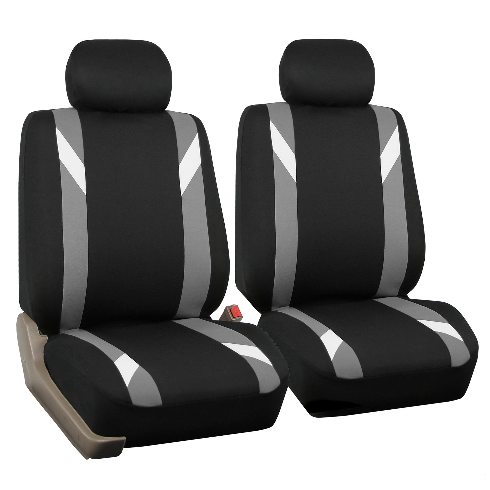 Fundas Para Asientos De Coche Fh Group Front Set, Tela Universal, Gris