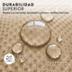 thumbnail image 4 of Cortina De Baño Impermeable Tela Ducha +12 Gancho Premium Aura Zeus beige, 4 of 10