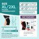 thumbnail image 2 of Rodillera BraceAbility XL/2XL de Compresión Negra, 2 of 9