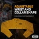 thumbnail image 5 of Capa de soldadura IRONCAT grande, cuero amarillo dorado, 5 of 9