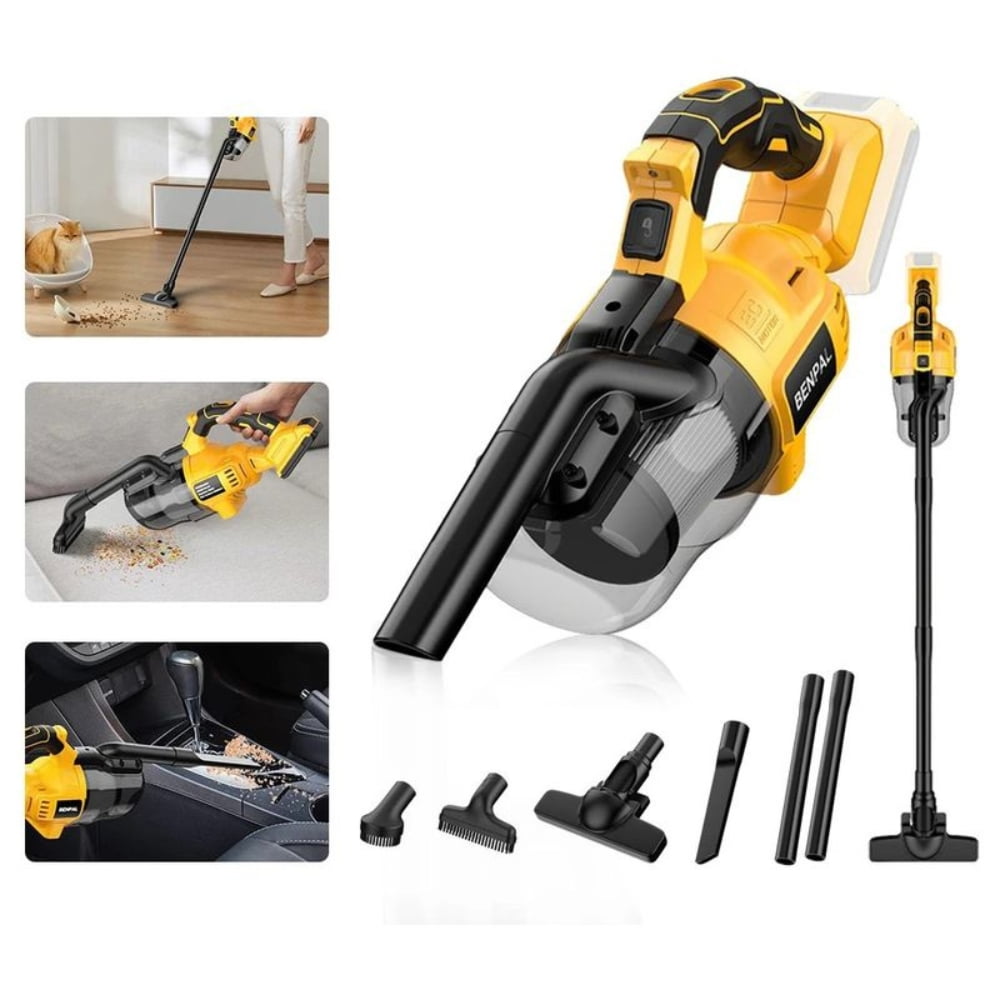 Movi - Aspiradora Eléctrica Inhalámbrica 5 En 1 Con Batería, Filtro De Hepa,para Piso, Alfombra, Muebles Y Autos