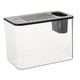 thumbnail image 1 of Terrario para reptiles, caja de alimentación para anfibios, escritorio, vista clara, tanque de acuario de peces pequeños para Rana, tortuga, cangrejo, Tapa negra, 1 of 5