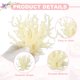 thumbnail image 4 of Decoración de Coral para Acuario Uxcell, Decoraciones para Peceras, Adornos de Coral para Peceras, 15x5.5x12 cm, (Beige Brillante, 1 Unidad), Destinado para Decoración de Paisajismo de Acuarios, 4 of 6