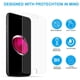 thumbnail image 3 of Protector de pantalla de vidrio templado premium para iPhone 7 (2 unidades), protege contra golpes y arañazos, antimanchas, resistente a huellas dactilares y a prueba de roturas., 3 of 8