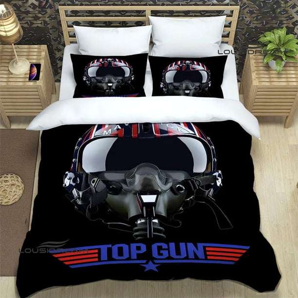 Movie Top Gun Printed Bedding Sets exquisite bed supplies set duvet cover bed comforter set bedding set luxury birthday gift