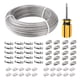 thumbnail image 3 of Cuerda de alambre de 2mm, cuerda para foto multiusos, tendedero, cortina, Kits de cables resistentes para Patio, interior, césped, cubiertas de granja 100m, 3 of 5