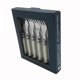thumbnail image 1 of Juego de Tenedores 6 Piezas Cóctel Montpellier Kw 015Sr-1Wt Acero Inoxidable Marfil, 1 of 6