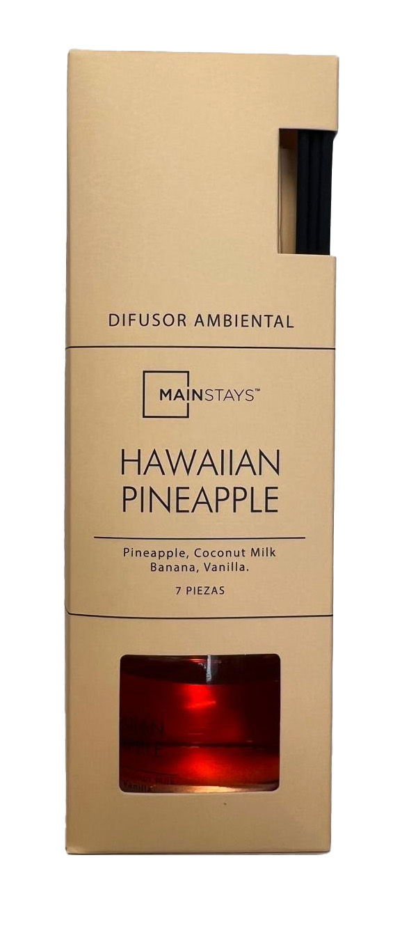 Mainstays - Difusor Hawaiian Pineapple Naranja 120 Ml