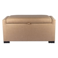 Máxima Design - Banqueta Con Baúl Leyzy Beige Omega 40X55X105 Cm