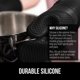 thumbnail image 3 of Juego de guantes y agarraderas para horno Gorilla Grip, silicona sin BPA, 3 of 9