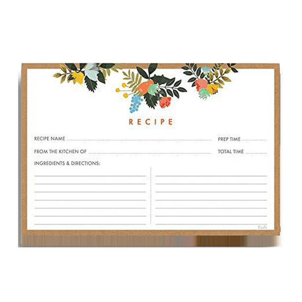 Tarjetas de recetas para novias, tarjetas de recetas de cocina de doble cara, tarjetas de recetas verde salvia, tarjetas de notas para bodas