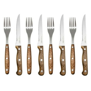Set 8 Piezas Cuchillos Tenedores Prm Wayu Cocina Asados