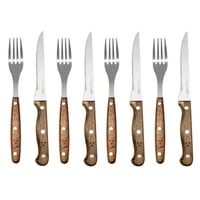 Set 8 Piezas Cuchillos Tenedores Prm Wayu Cocina Asados