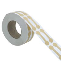 Magideal - Conjunto De 500 Unidades Para Etiquetas De Precio De Accesorios, Etiquetas Autoadhesivas En Papel Reciclado Para Complementos, Bisutería, Carteras Marrón