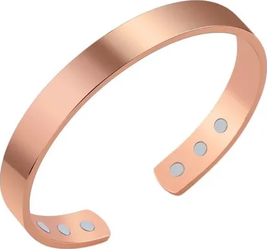 Genérico - Pulsera Cobre Brazalete Ajustable Elegante