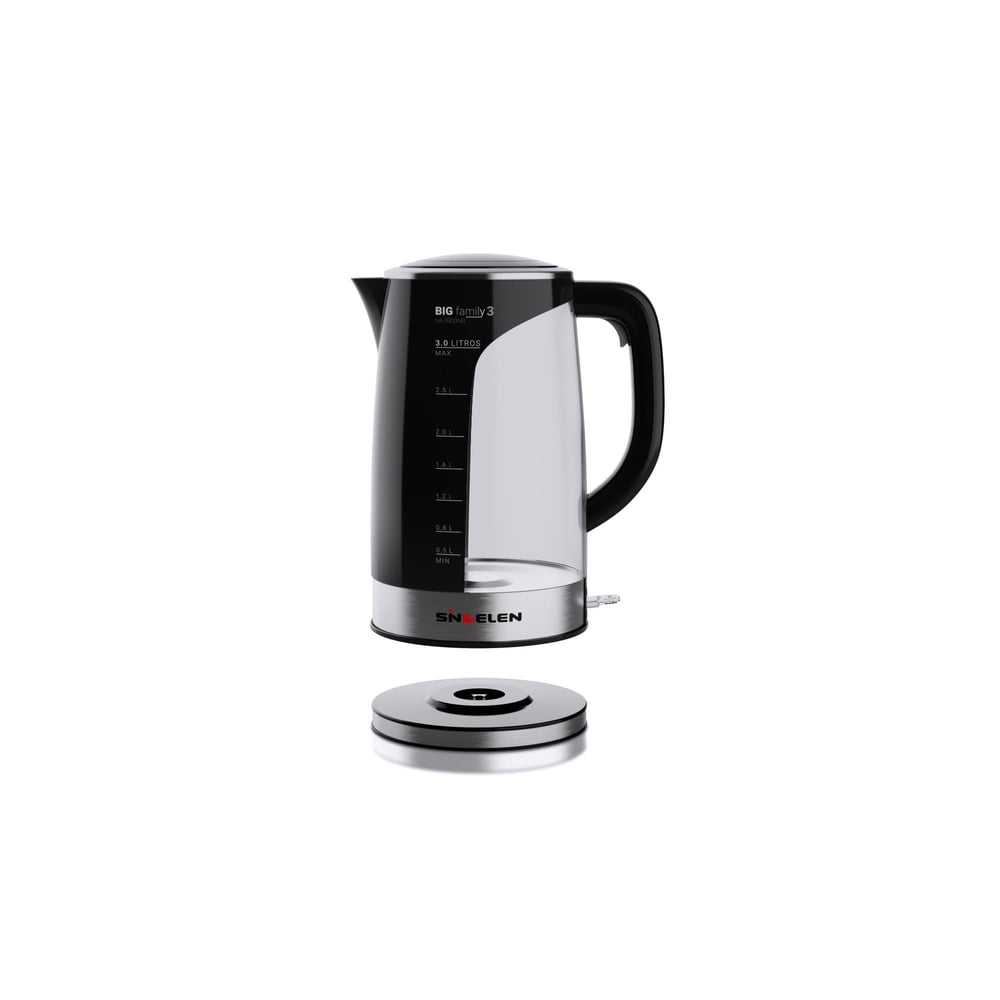 Sindelen Big Family 3 HA-3900NG 3 L Negro, foto 6