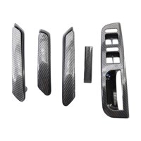 Magideal - Manija De Puerta Interior, Cubierta De Interruptor De Ventana, Embellecedor De Manija De Puerta De Fibra De Carbono Para B5 Acc, Repuesto 3B4 867 3