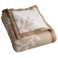 Andes - Frazada 25% Lana Rama Beige 1.5 Plaza