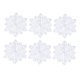thumbnail image 4 of Mesa De Comedor Hueca De 6 Piezas Placemat Anti-Scalding Para La Boda Halloween Dining Silver, 4 of 5