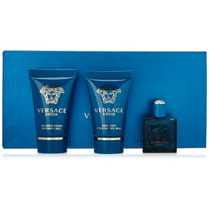 Set De Regalo Perfume Versace Eros De 3 Piezas Para Hombre