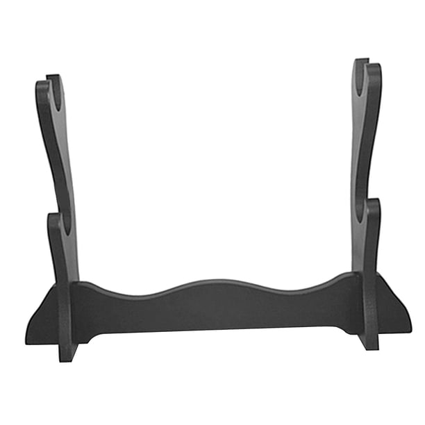 Soporte De Madera Para Espada, Soporte De Exhibición, Estantes Para Varita, 2 Capas, 14,6x9,8 Pulgadas